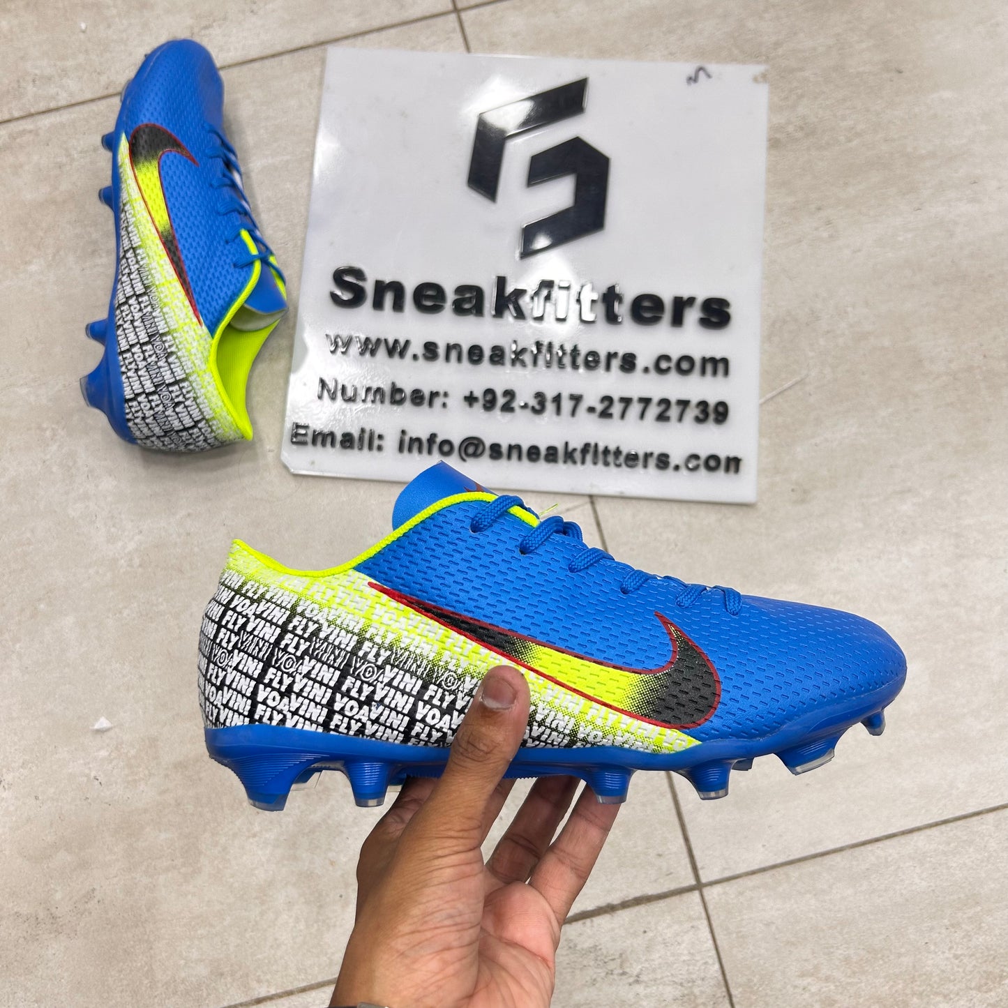 Football - NK Voavini Fly - Toe - Blue with Green