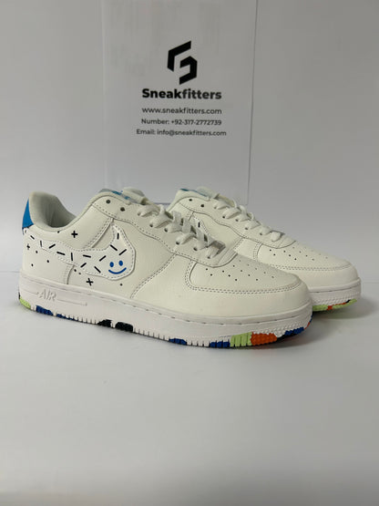 NKE Airforce 1 - Fashion - White Blue