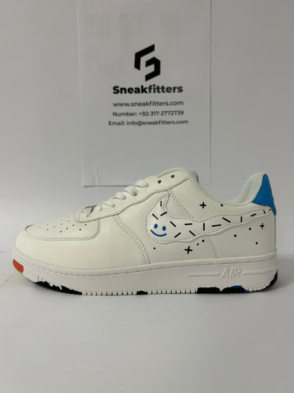 NKE Airforce 1 - Fashion - White Blue