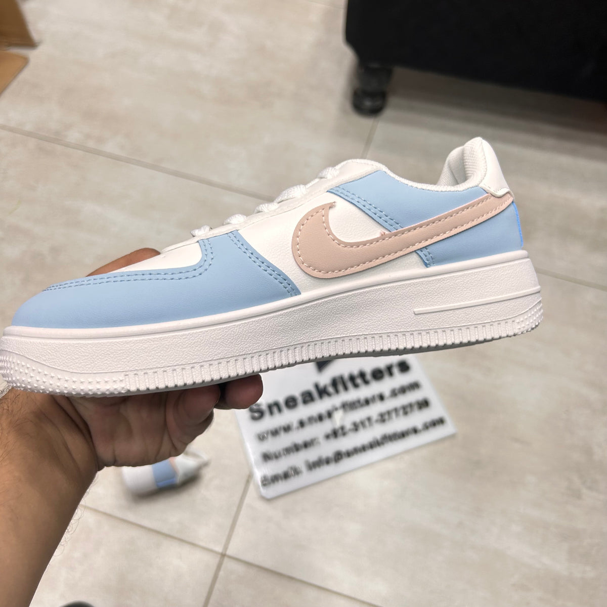 AF1 - NIKF - Blue Pink