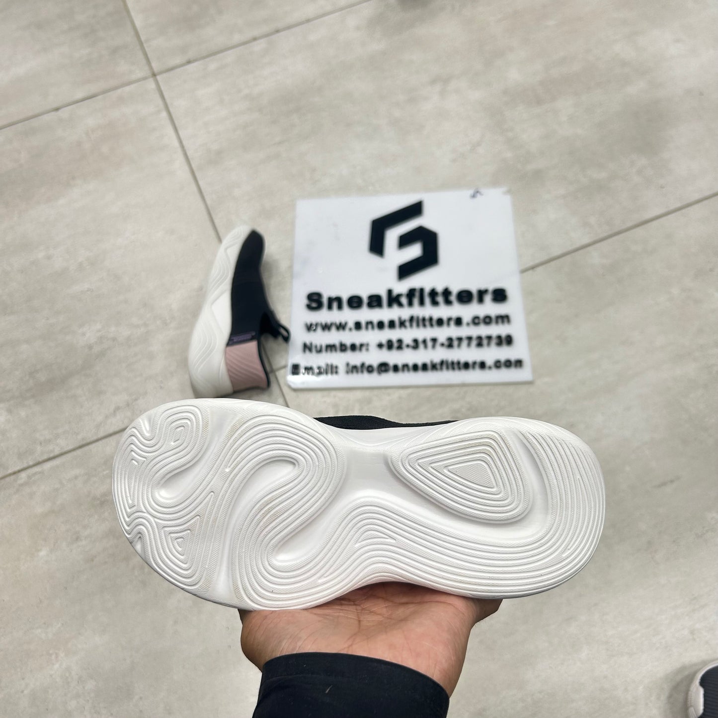 Warrior - Slipins - Black with Pink