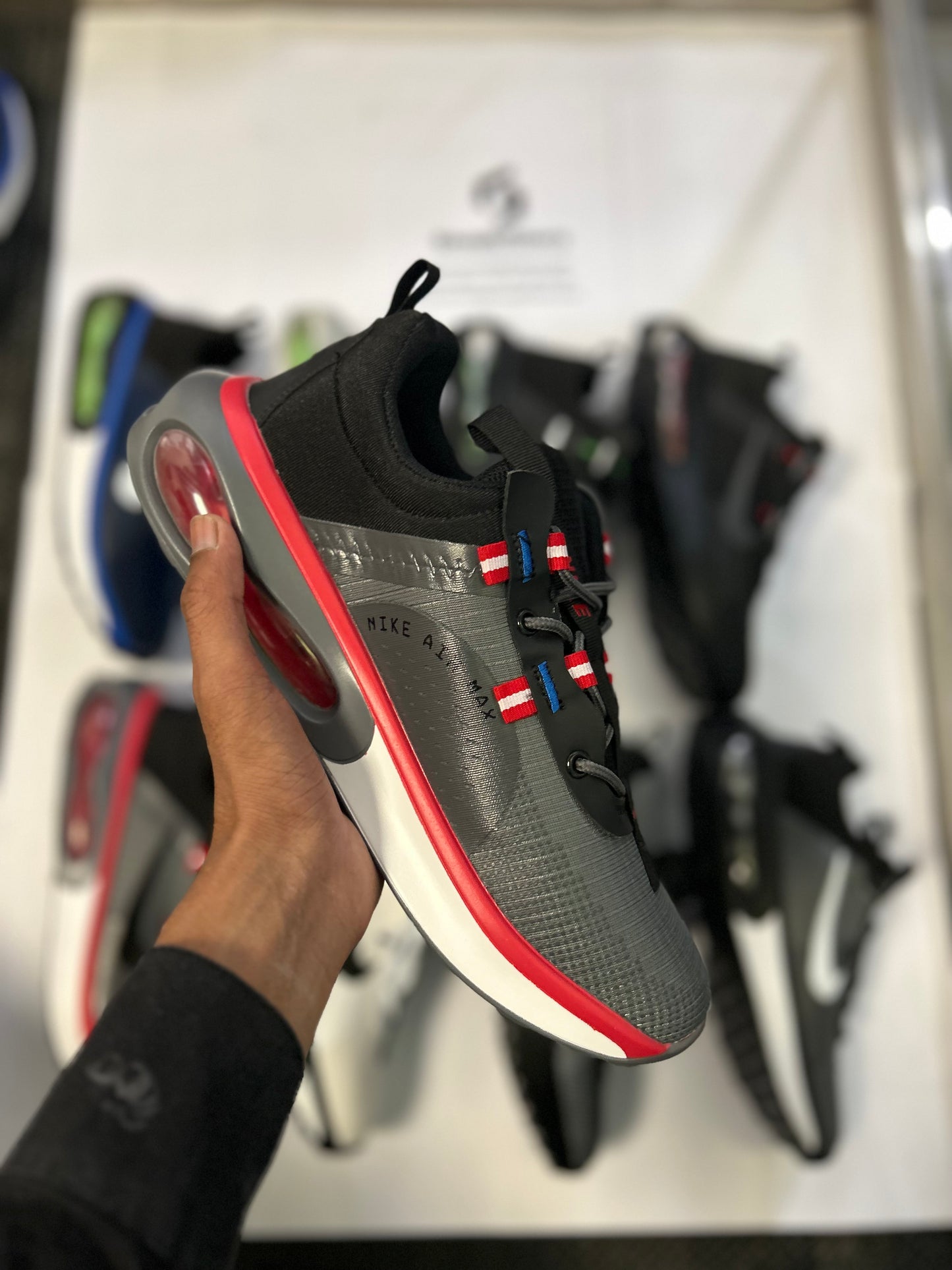 NKE Air Max - 2k21 - Black with Red