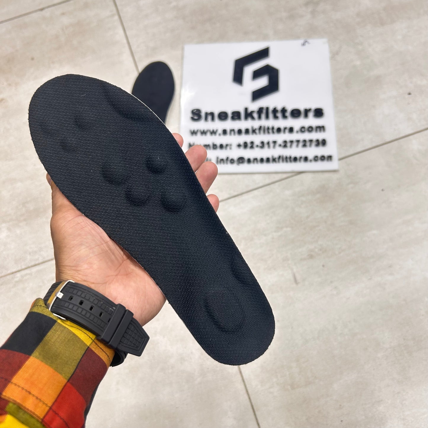 Memory Foam InSole - Black