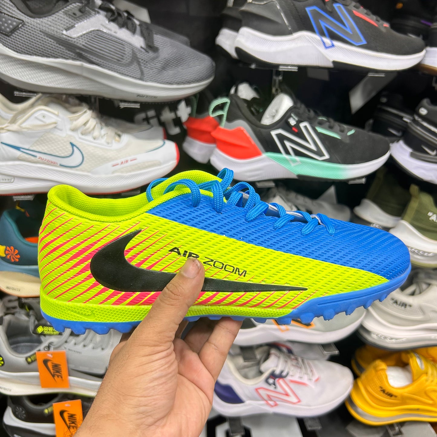 Football - NK Air Zoom - Gripper - Blue with Green