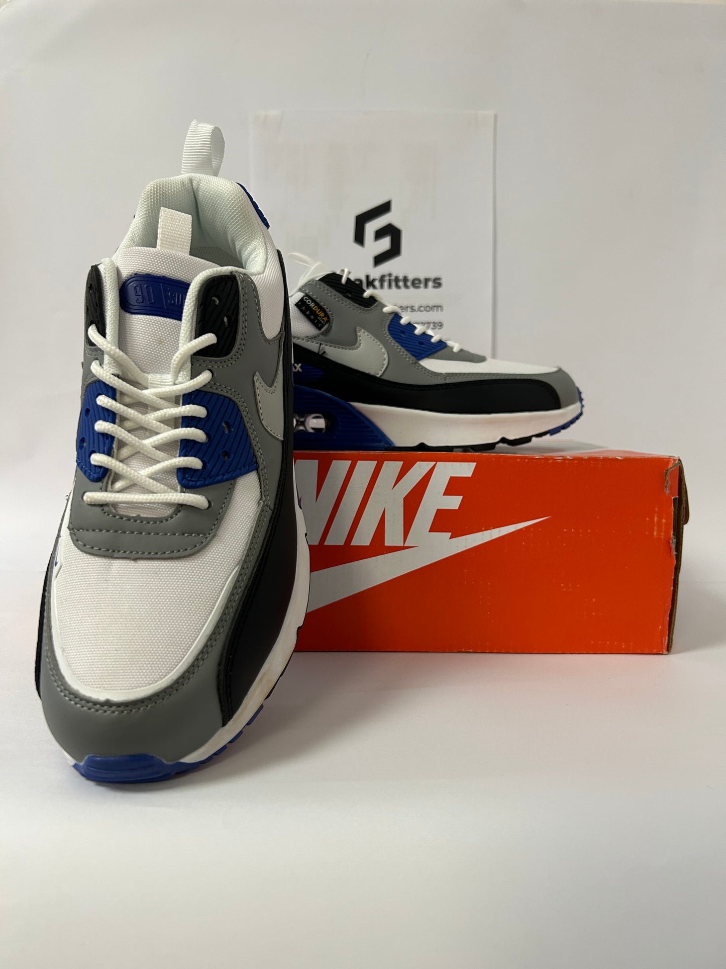 NKE Air Max 90 - Premium - Blue White