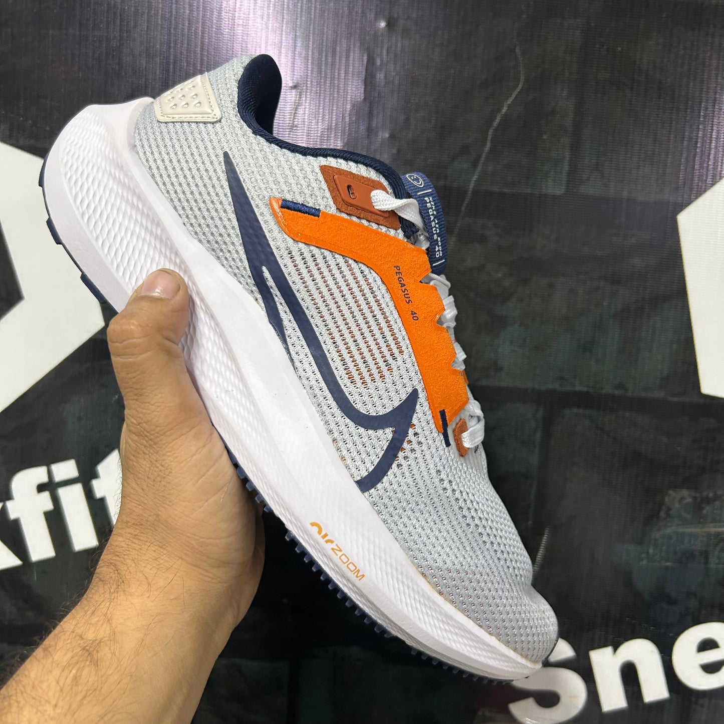 NKE Zoom - Pegasus 40 - Gray Blue