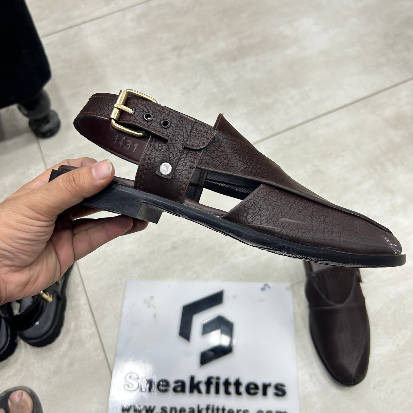 Peshawari Sandel - D2 - Brown