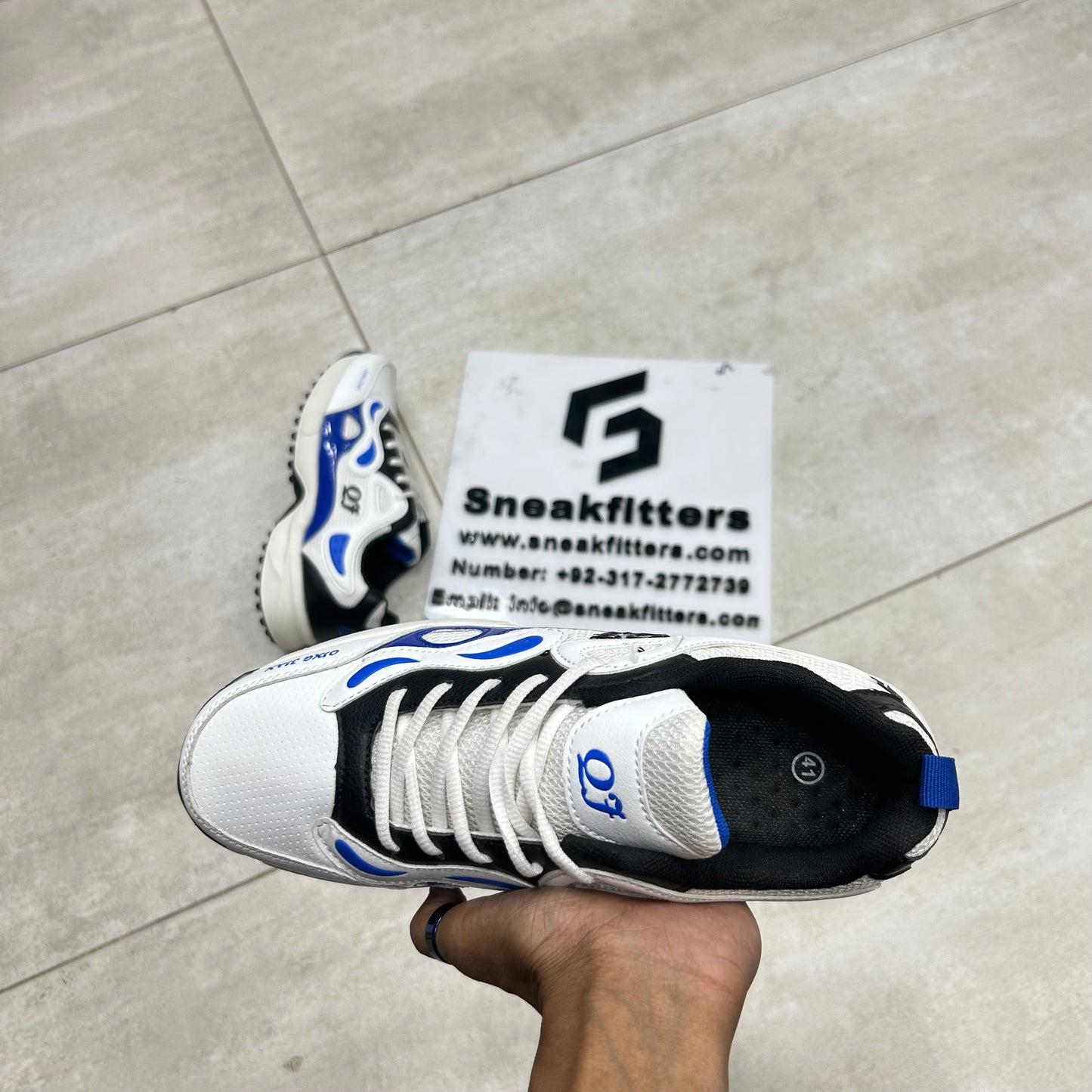 QJ  - Gripper - Blue White