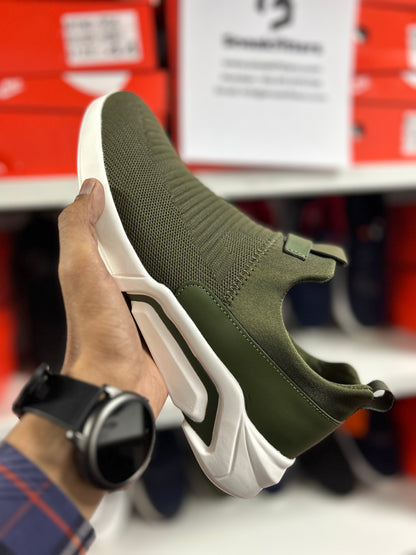 Armni - Casual Sneakers - Olive 2.0 (Premium)