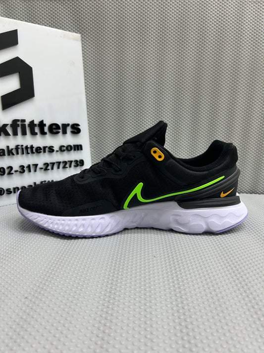 NKE - React Miler 3 - Black Green