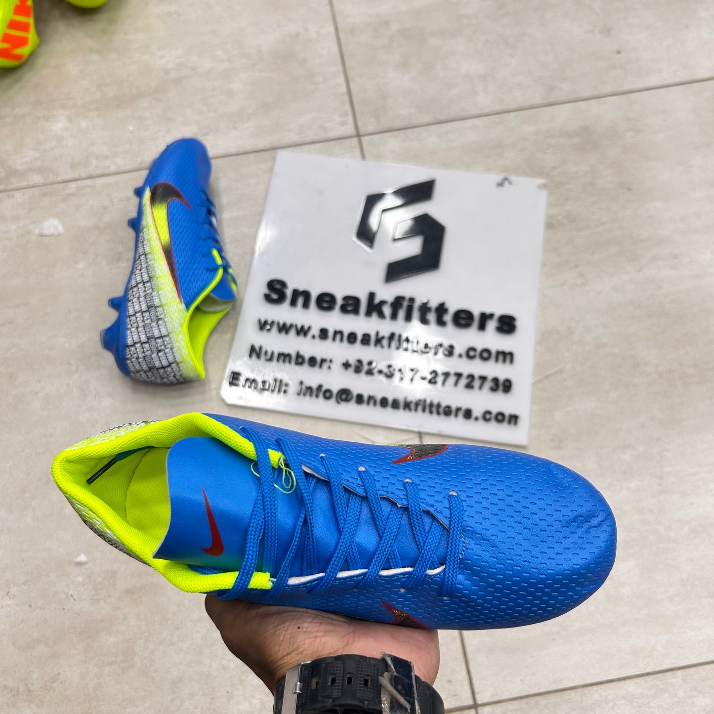 Football - NK Voavini Fly - Toe - Blue with Green