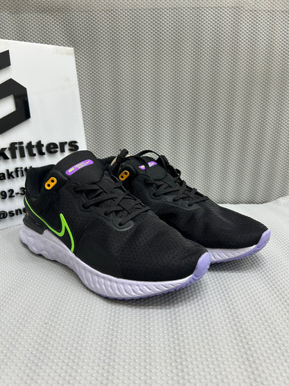 NKE - React Miler 3 - Black Green