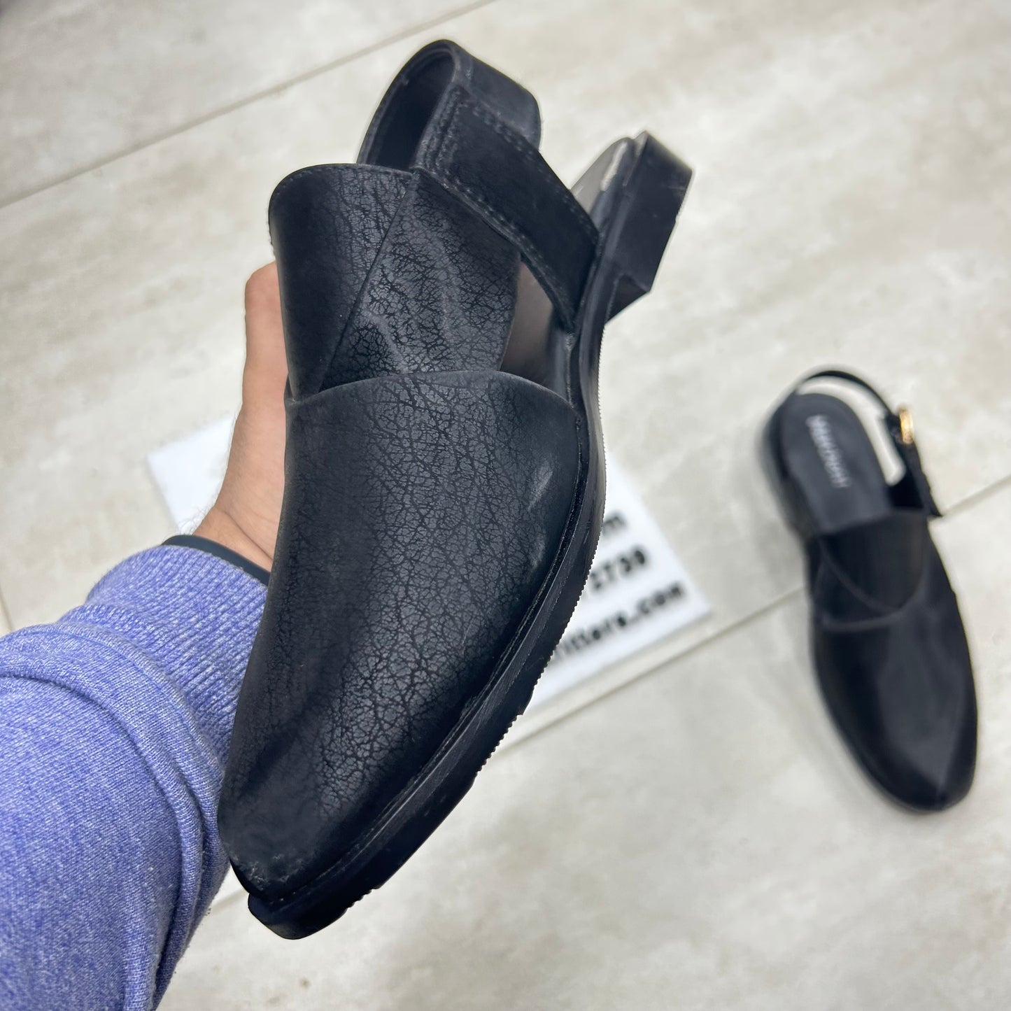 Peshawari Sandel - D2 - Black