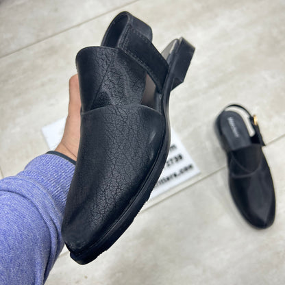 Peshawari Sandel - D2 - Black