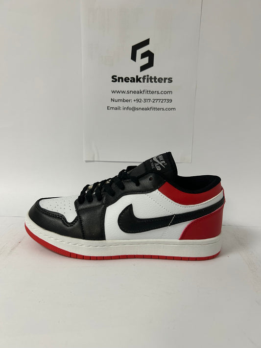 Ar Jdn 1 Low - Gym Red Black Toe (Premium)