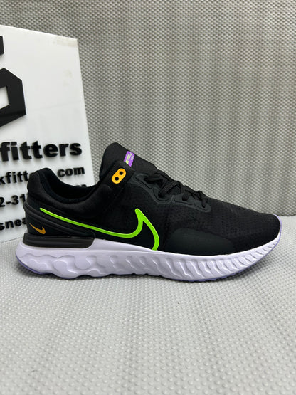 NKE - React Miler 3 - Black Green