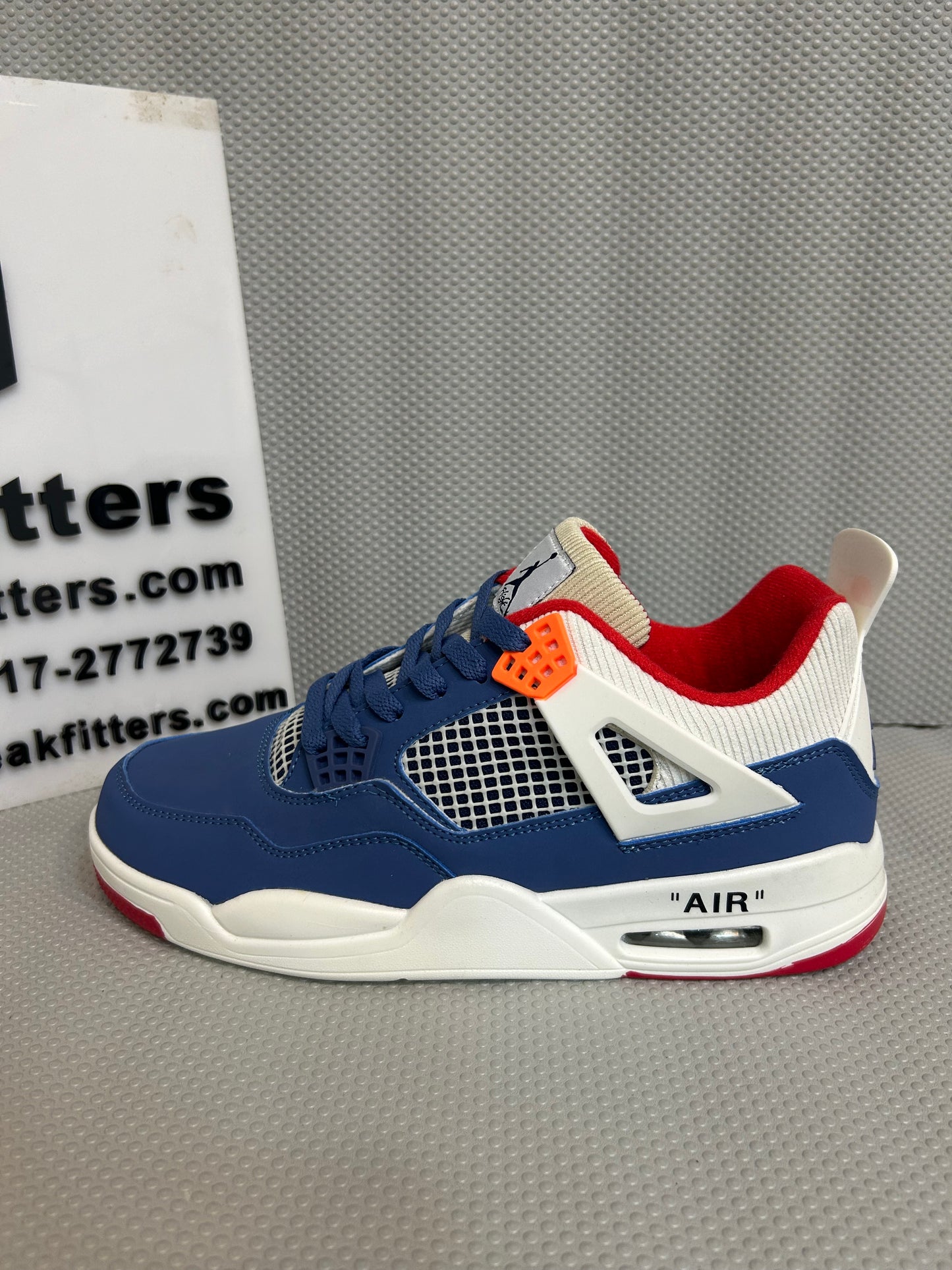 AR JDN 4 - Retro -  (WS) - Blue with White