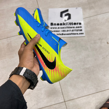 Football - NK Air Zoom - Toe - Blue with Green