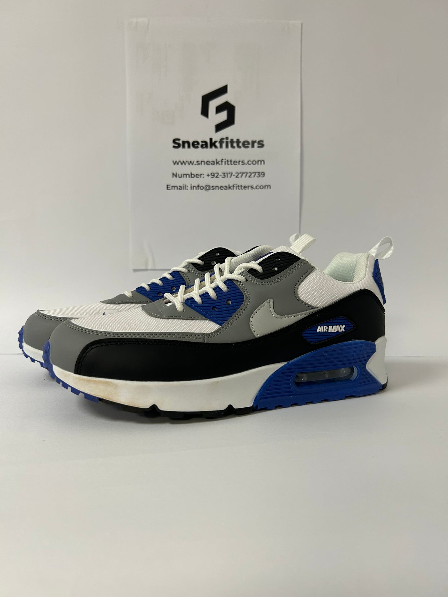 NKE Air Max 90 - Premium - Blue White