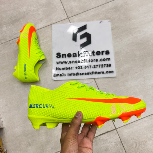 Football - NK Mercurial - Toe - Green with Orange
