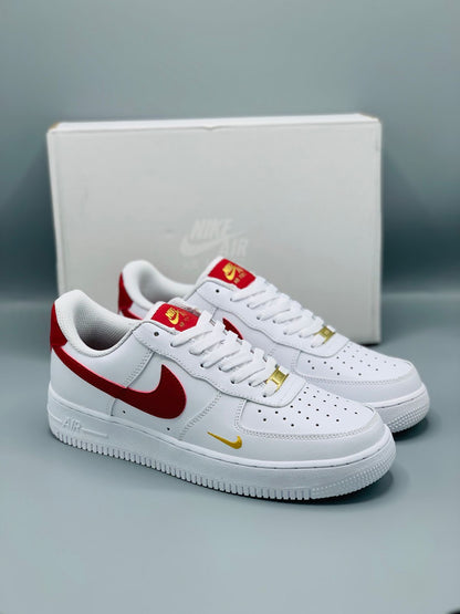 AF 1 White Gym Red (DOT PERFECT PREMIUM BATCH)
