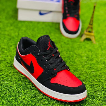 AR JDN 1 Low - Red With Black
