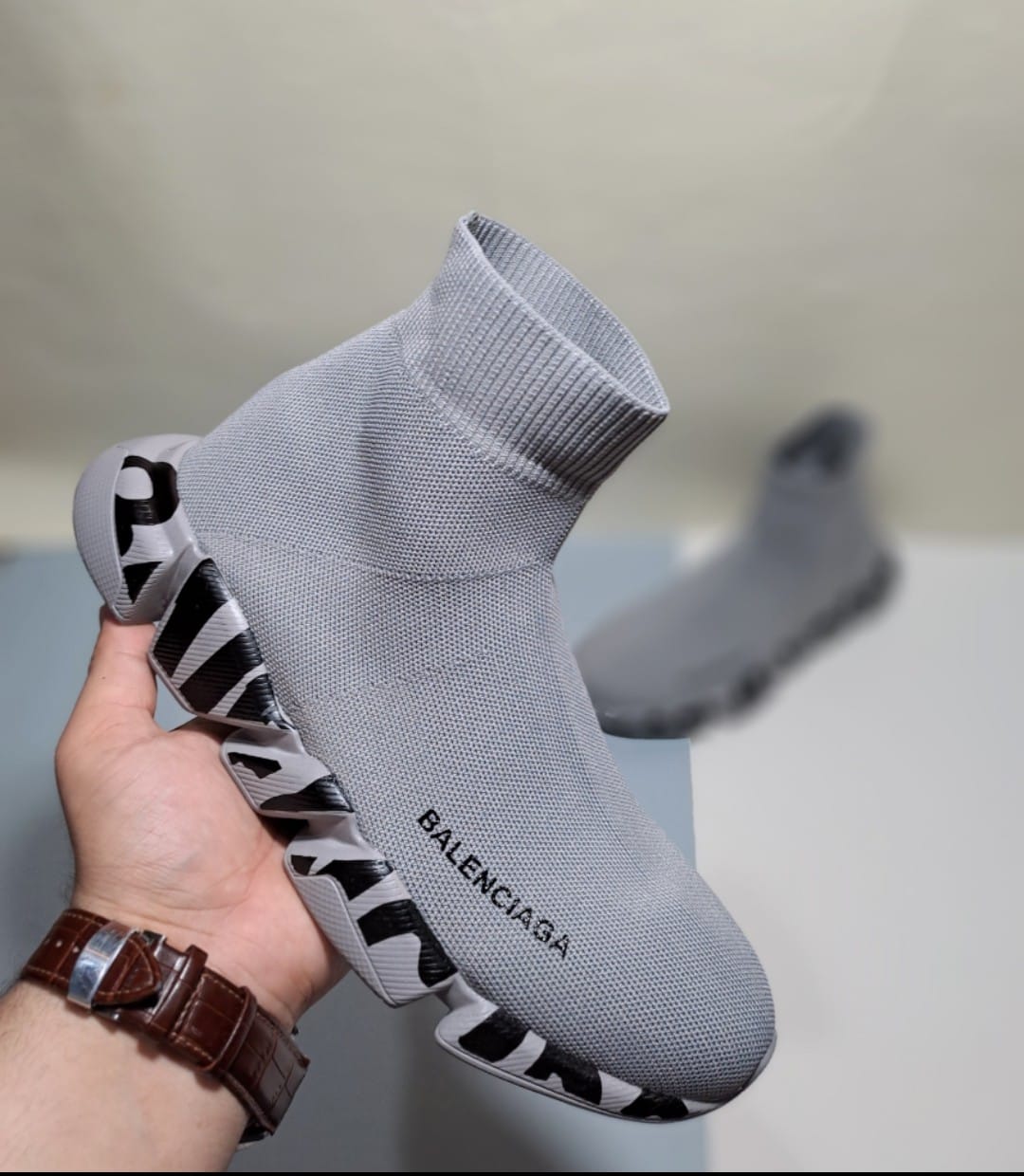 Balenciga - Graffiti sole - Grey