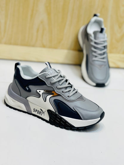 Fashion - Sport - Grey with White