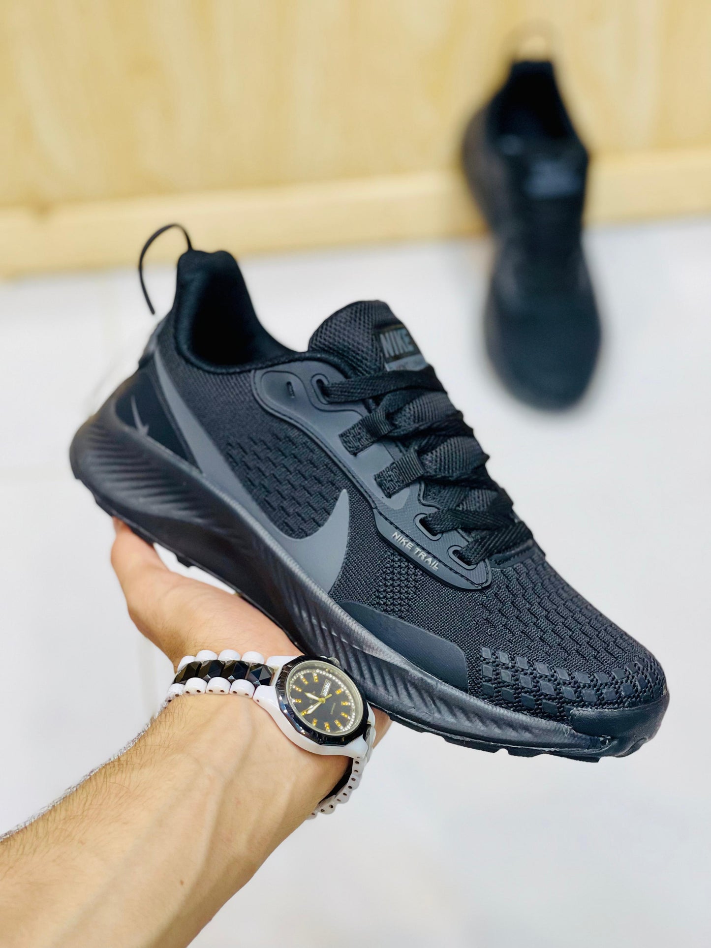 NKE - Zoom - Flyknit Luner3 - All Black