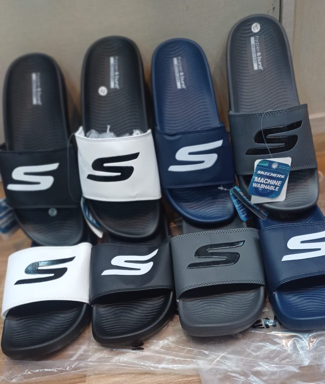 Skechers - Slides - Hyper buster - Blue