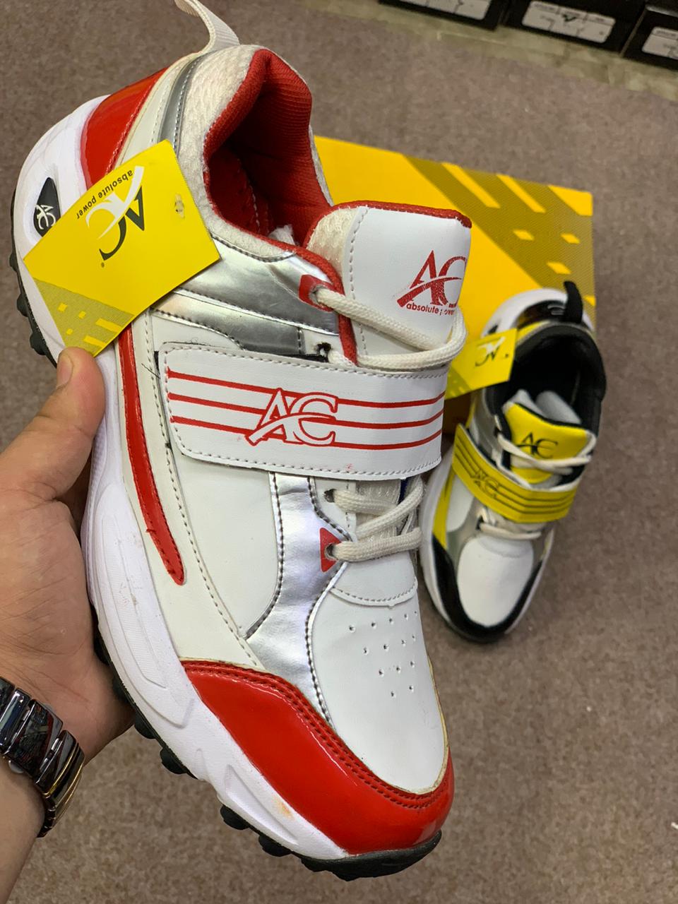 AC - Cricket Shoes - D1 - Red