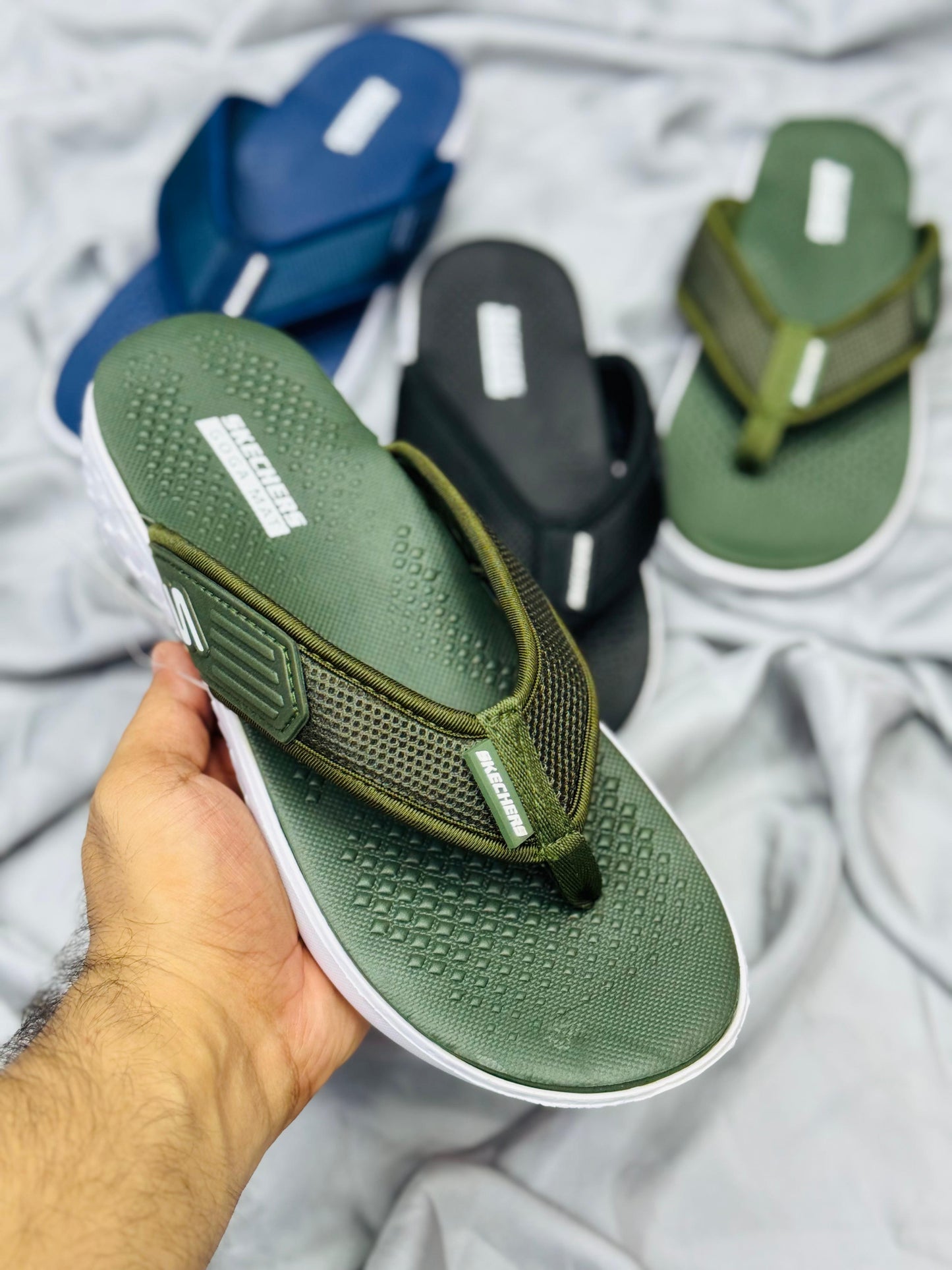 Skechers - Slides - GoGa Mat D2 - Green