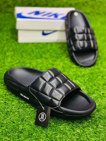 Balmain - Slides - All Black