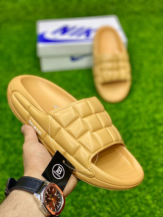 Balmain - Slides - Mustard