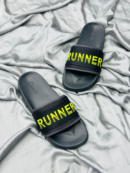 Runnner- Slides - Black