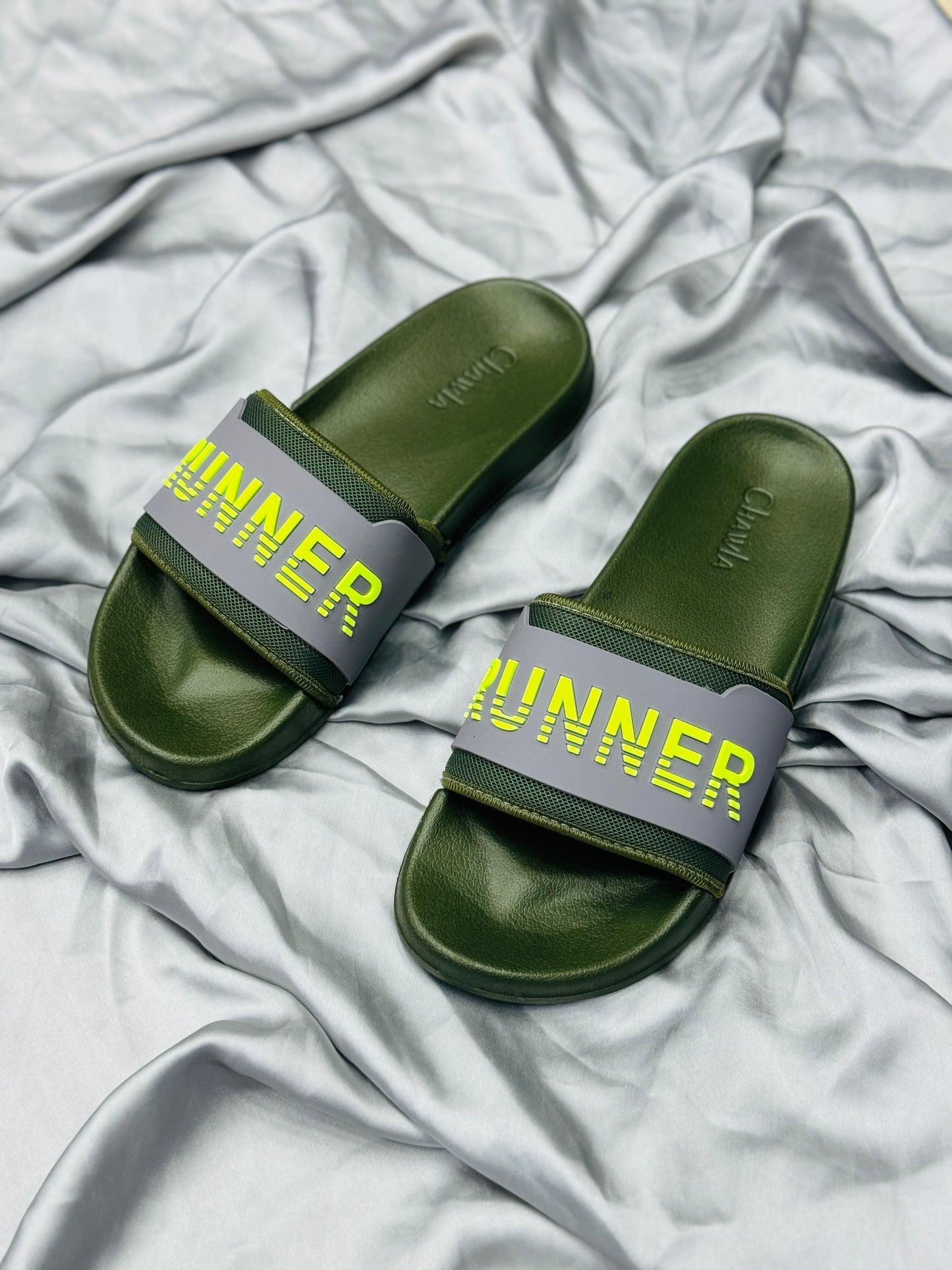 Runnner- Slides - Green