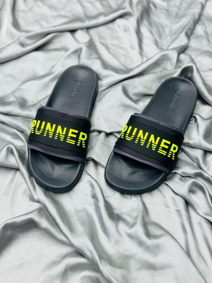 Runnner- Slides - Black