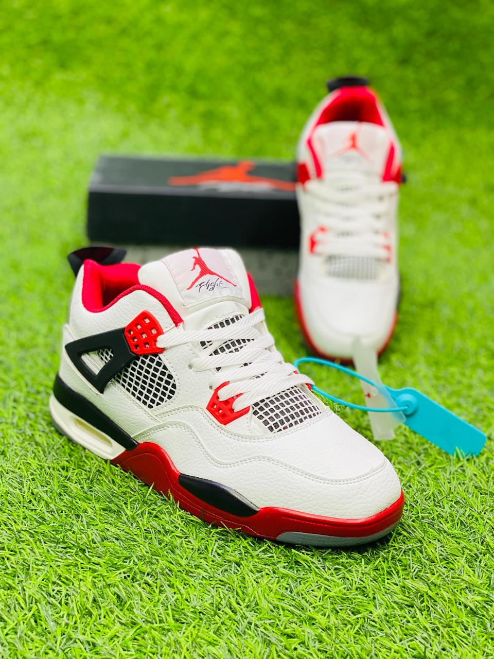 AR JDN 4 - Retro - White Red