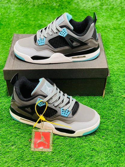 AR JDN 4 - Retro -  (WS) - Gray with Blue