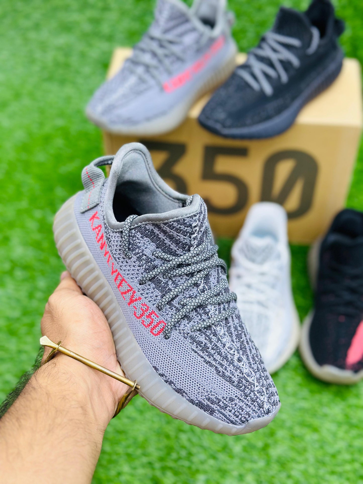 Yeezy - 350 - W - Gray Pink