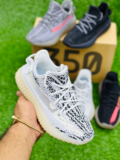 Yeezy - 350 - W - White Black