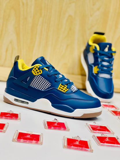 AR JDN 4 - Retro - Blue with Yellow