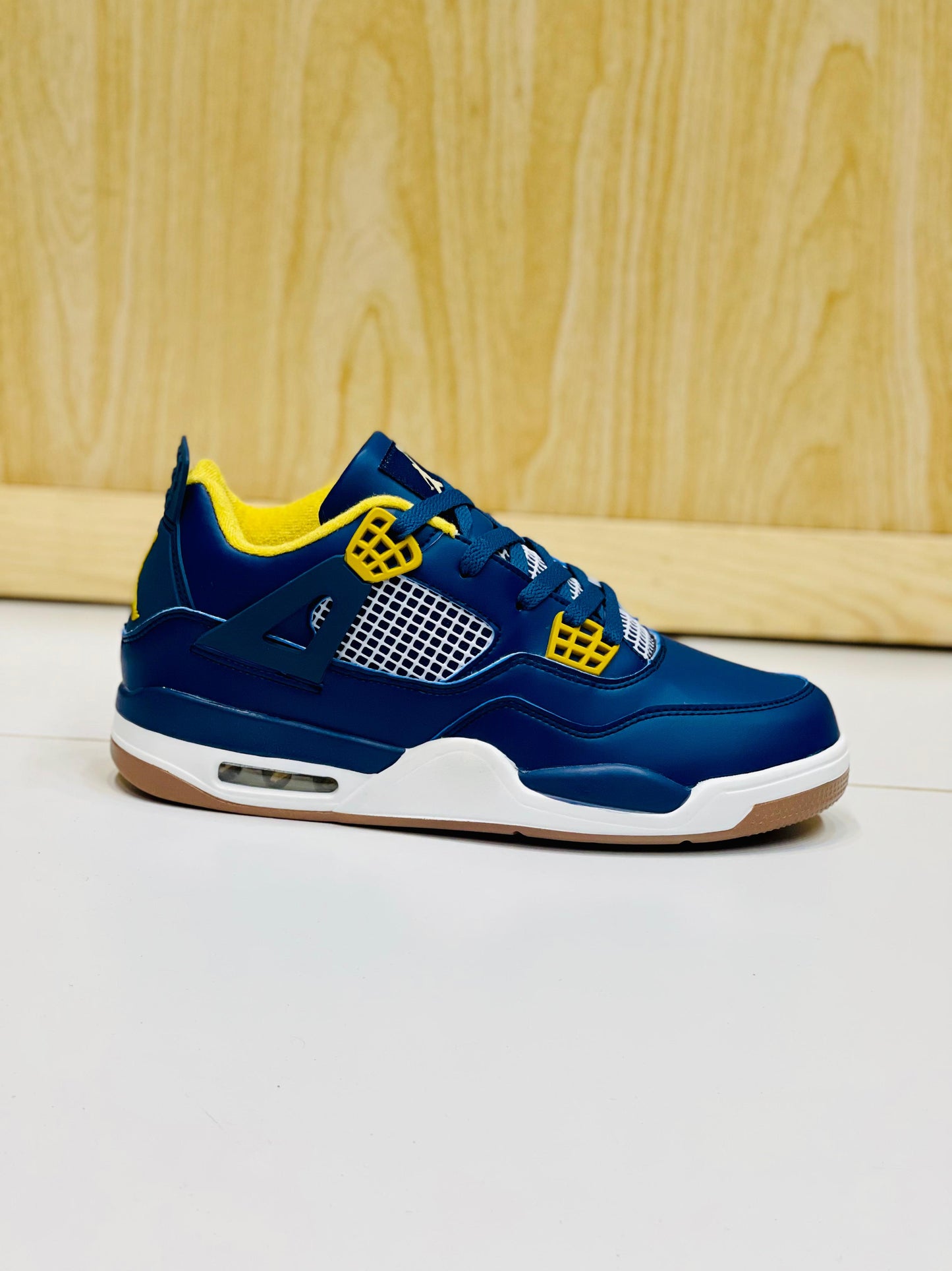 AR JDN 4 - Retro - Blue with Yellow