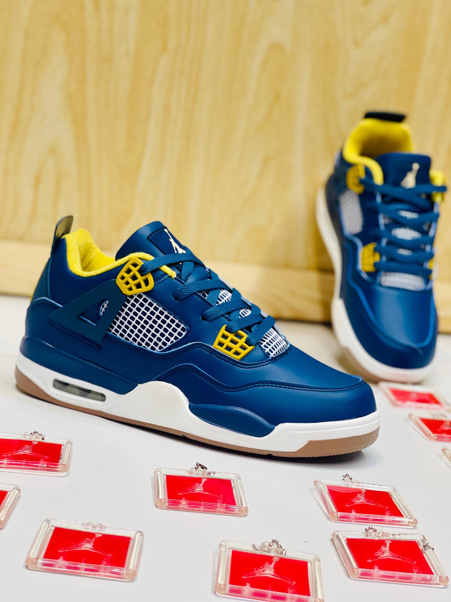 AR JDN 4 - Retro - Blue with Yellow