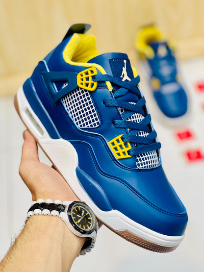 AR JDN 4 - Retro - Blue with Yellow