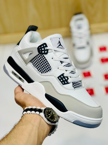 AR JDN 4 - Retro - White with Black