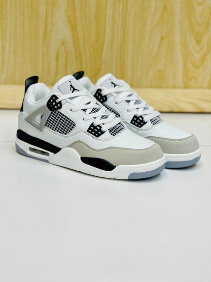 AR JDN 4 - Retro - White with Black