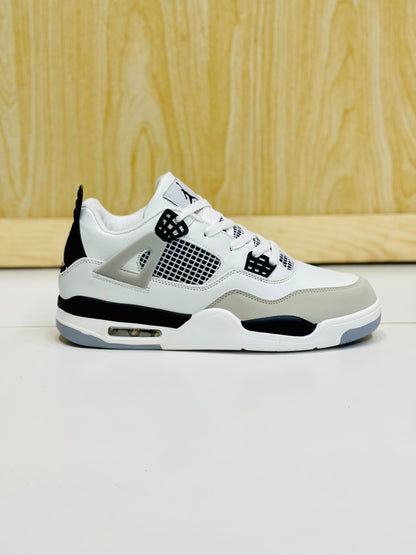 AR JDN 4 - Retro - White with Black