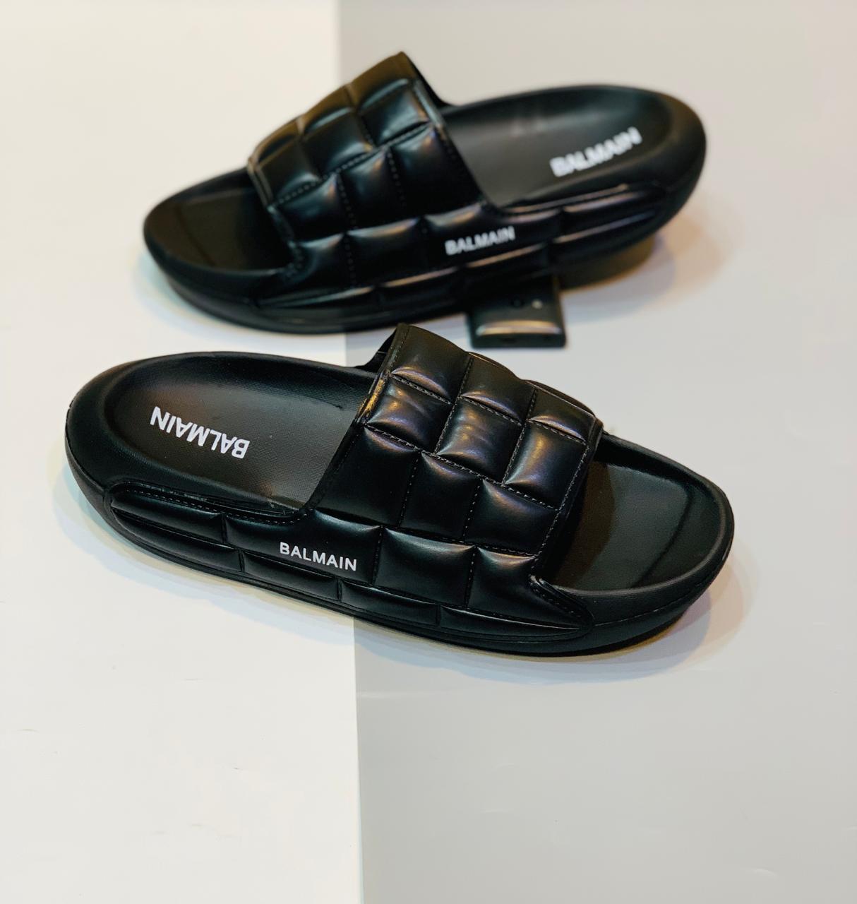 Balmain - Slides - All Black 2.0