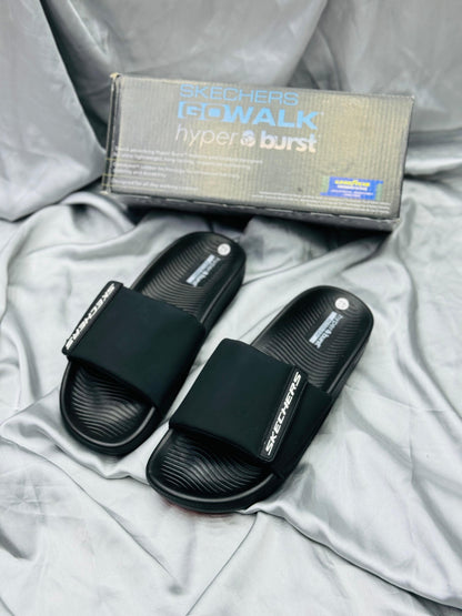 Skechers - Hyper Burst Slides - D1 - All Black